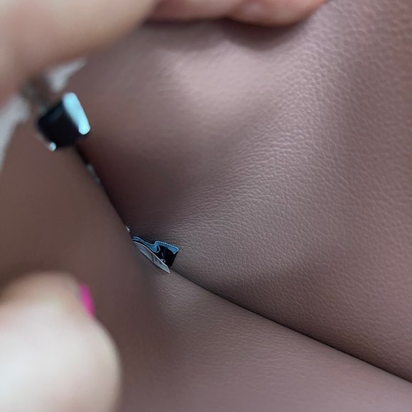 Kate Spade Abstract Zip leater Pouch w 3D Monkey key chain - Picture 10 of 11